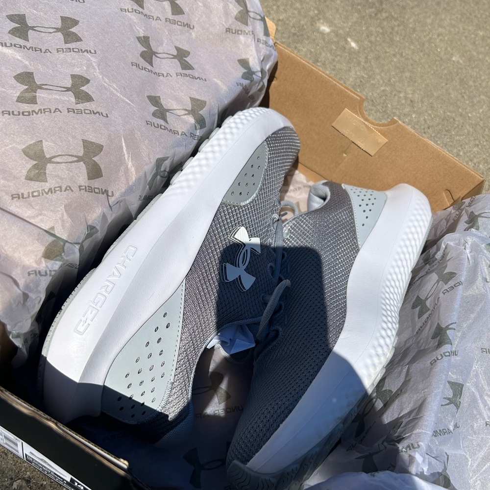 Under Armour Grey Men’s Athletic Shoes - Picture 3 of 4